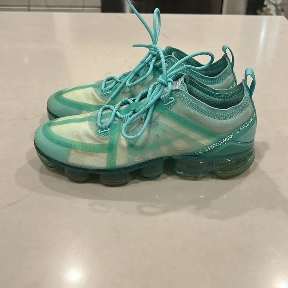 Nike Air Vapormax, women 2019, teal tint, size 8.5 - Picture 3 of 6
